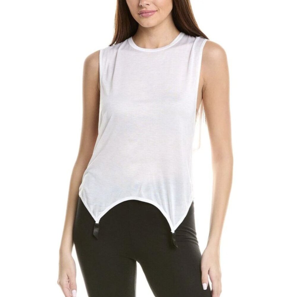 *** KIKI DE MONTPARNASSE Muscle Garter Tank White ( S )